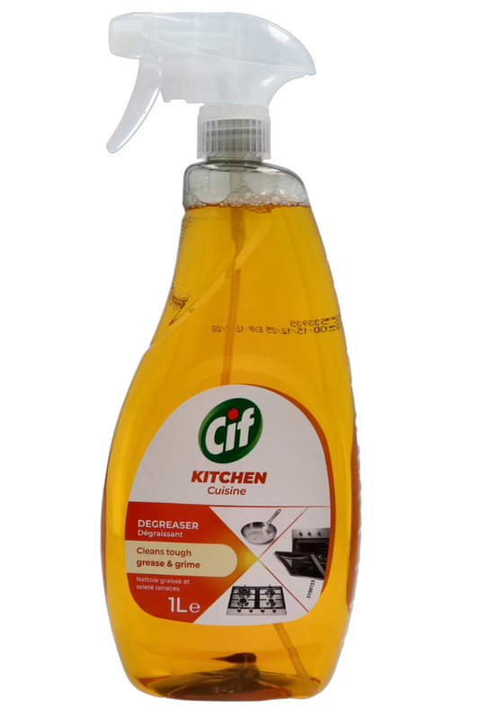 Spray dégraissant pour cuisine Cif 1 L - 1 000 ml - Dégraissant puissant