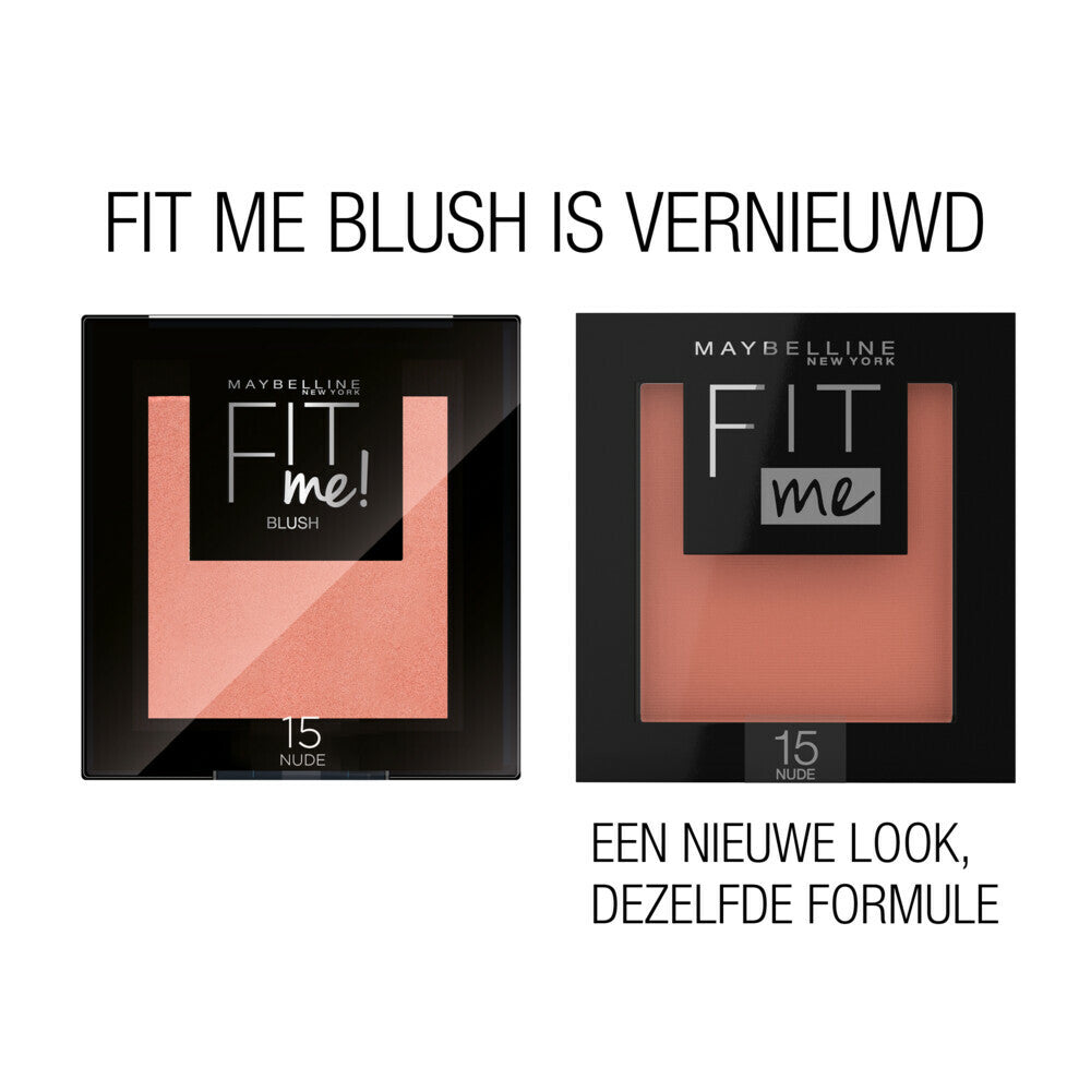 Maybelline Fit Me Blush - 50 Wine - Rouge - Blush en poudre au fini irisé - 4,5 g