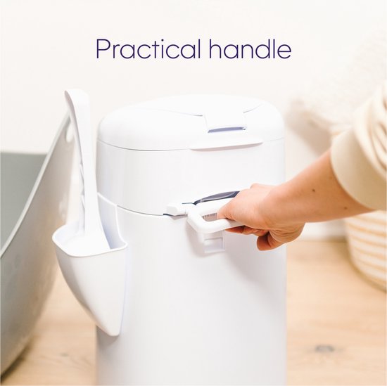 Litter Locker Litterlocker By Genie - Accessoires pour bac à litière - 24,3 x 23 x 7 cm Blanc