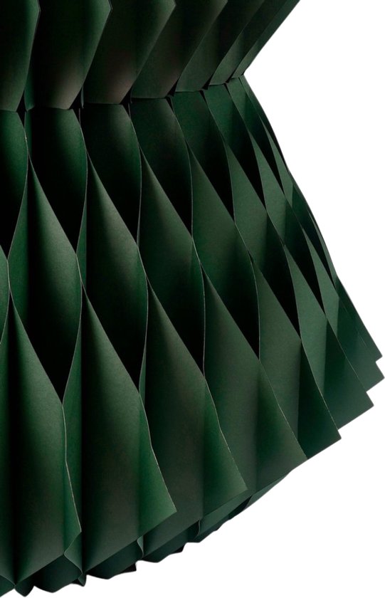 Mica Decorations Sapin de Noël en papier - Sapin de Noël artificiel pliable - H 212 x Ø 120 cm - Décoration de Noël - FSC Mix - Vert