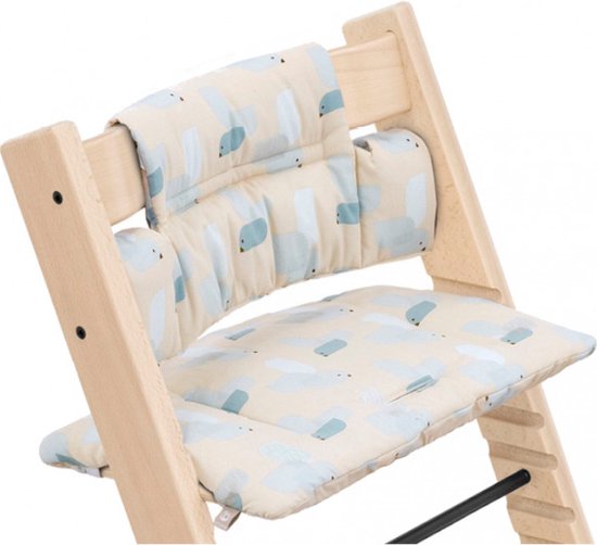 Coussin pour bébé Stokke® Tripp Trapp® Classique - Birds Blue