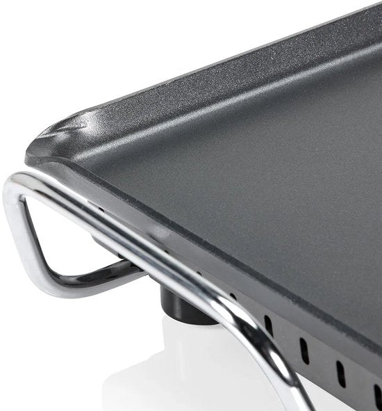 Plaque de cuisson Princess Table Chef Superior 102240 - Gourmet - Plaque de cuisson - Grill de table - 46 x 26 cm - 8 personnes - Thermostat réglable - 2500 W - Teppanyaki - Pour l'intérieur et l'extérieur - Cordon d'alimentation de 2 mètres