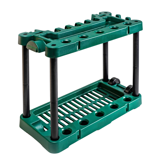 Porte-outils UPP à roulettes - Jusqu'à 10 outils - 36 x 76 x 58,5 cm - Vert