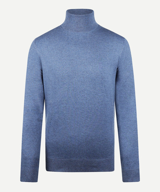 Pull McGregor XL bleu délavé à col roulé - MM242.1203.01.2008 - Bleu - Taille XL