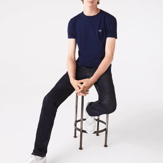 Lacoste Basic Sports Shirt - Homme - Bleu - Taille S