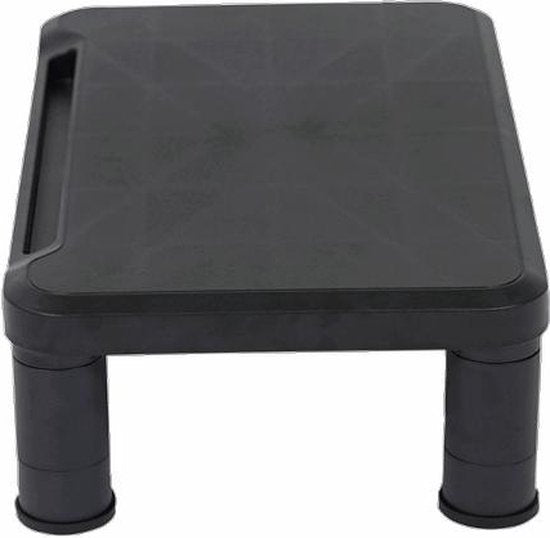 BRASQ Monitor Stand Black MS100 - Support de moniteur pour ordinateur portable ou écran - Hauteur réglable 38x24x11,2 cm