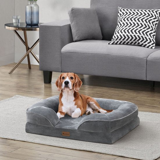 Juskys Panier pour chien / panier pour chat Sheena M - 72 x 60 cm - Gris