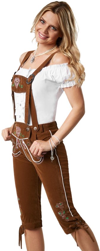Dressforfun Lederhose Walchensee L - déguisement costume halloween déguisement fête de carnaval déguisement fête de carnaval - 302822