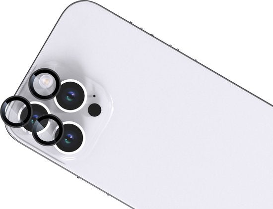 BeHello iPhone 16 Pro /16 Pro Max Lens Protector Set - iPhone 16 Pro et iPhone 16 Pro Max - Protecteur d'objectif - Noir