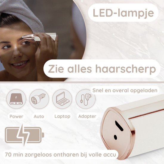 Tondeuse à sourcils - Épilation visage femmes - Épilation visage femmes - Sansbeauté® - Rasoir de sécurité - Ladyshave - Épilation visage impeccable - Rasoir à sourcils