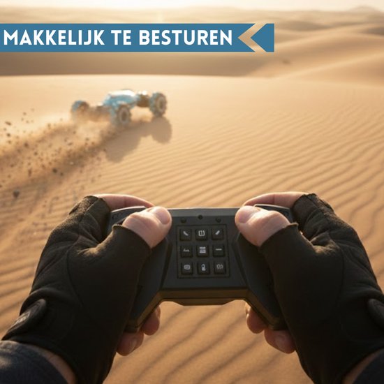 Voiture télécommandée édition « Stunt » – Voiture RC – Voiture télécommandée manuelle – Radiocommandée – Pour garçons et filles – Voiture de course à 360 degrés – Avec batterie supplémentaire