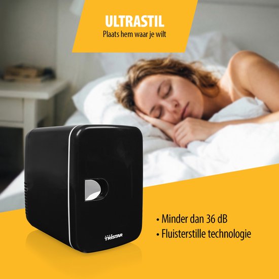 Tristar KB-7604 - Mini-réfrigérateur - 4 L - Réfrigérateur pour maquillage et soins de la peau - Réfrigérateur pour gamers - Réfrigérateur de camping - Cadeau pour la fête des pères - 12/230 V
