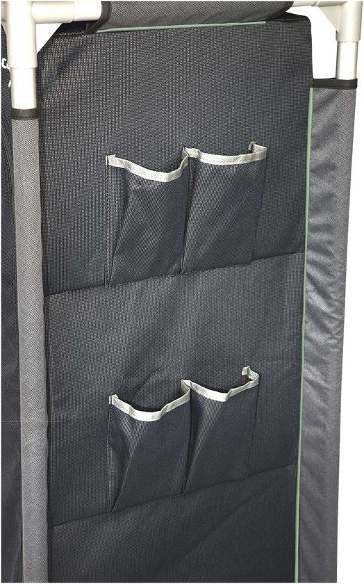 Bo-Camp - Armoire - Emerald - Haute - 140 x 57 x 47 cm