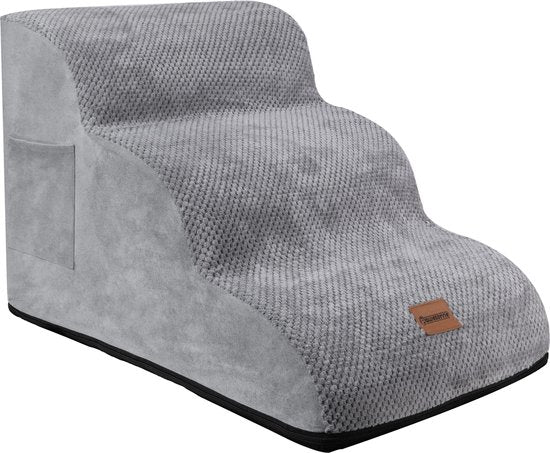 Pawesome - Marchepieds pour chiens - Marchepieds pour chiens - 3 marches - 40 x 60 x 40 - très solide et confortable - matériau 30D