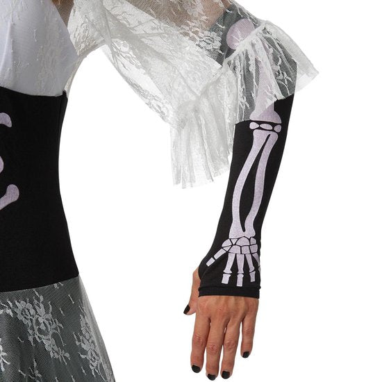 Dressforfun Creepy skeleton bride L - déguisement halloween dress up partywear carnaval costume carnaval party dress - 302007