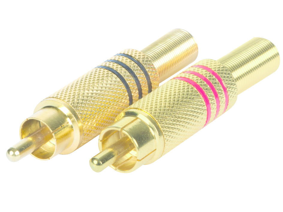 HQ-Power Fiche RCA - 2 x mâle