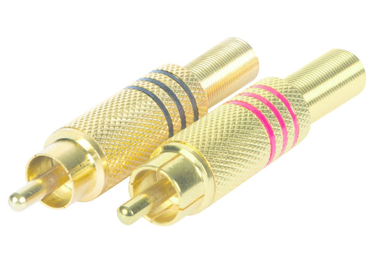 HQ-Power Fiche RCA - 2 x mâle