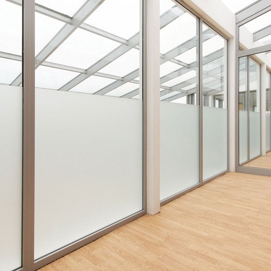 Homewell Film pour fenêtre HR++ 70x300cm - Protection solaire et isolation - Anti-éblouissement - Autocollant - Verre dépoli