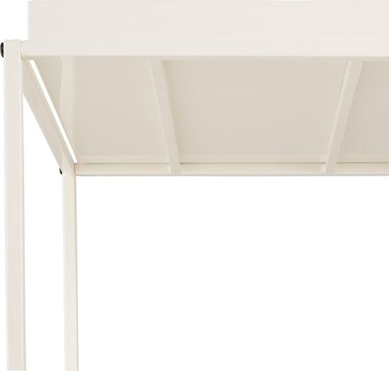 tectake® - Table d'appoint - Petite table basse - crème - 40x40x44cm, charge maximale 30kg - 404184