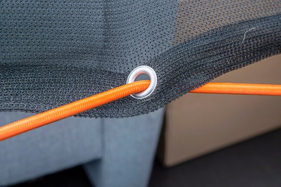 BLACK+DECKER Sangle d'arrimage avec rétracteur - Sangle d'arrimage 20 mètres - 6MM - Nylon - Orange