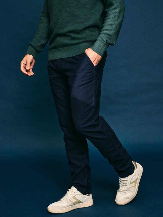 Pantalon chino McGregor en moleskine bleu foncé (navy) - Taille W 32 - L 34 - Homme