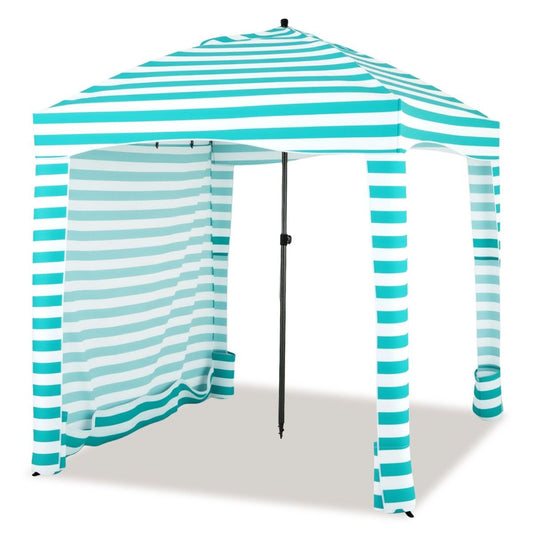 Coast Beach Tent - pliable 183 x 183 x 215-240 cm Vert/Blanc