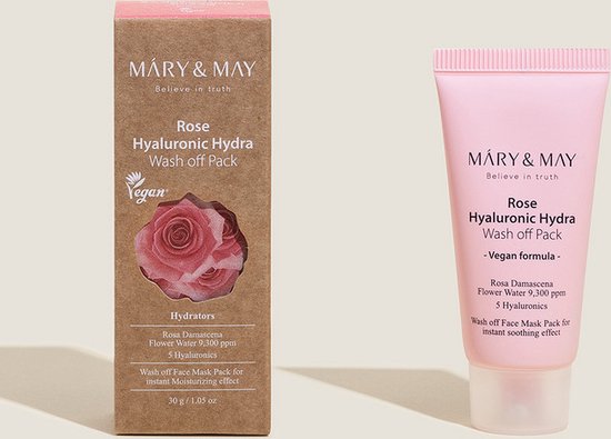 Mary & May Hyaluronice Hydra Wash Off Pack 30 g - Soins de la peau coréens