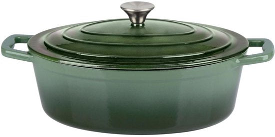 Casserole Alpina 33 cm en fonte verte | 8711252356082