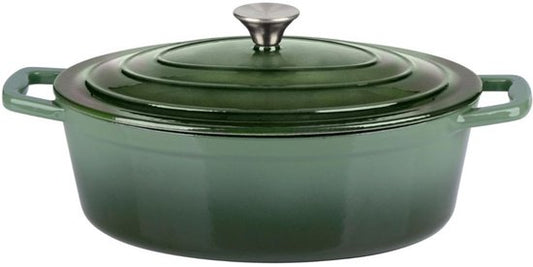 Casserole Alpina 33 cm en fonte verte | 8711252356082