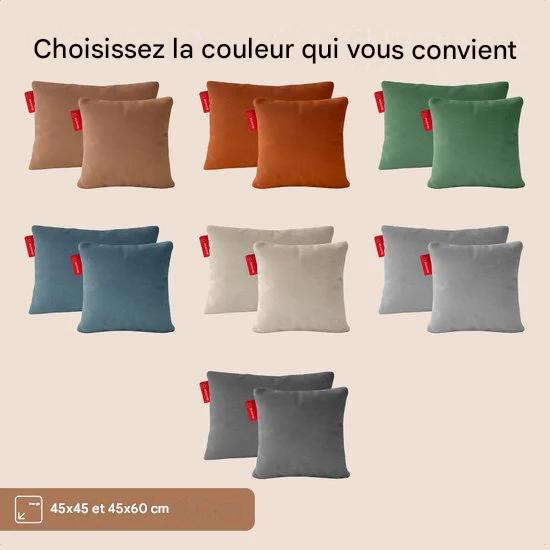 Auronic Oreiller chauffant - Classic - 45x60 - Sans fil - Rechargeable - Oreiller électrique - Infrarouge - Rose poudré