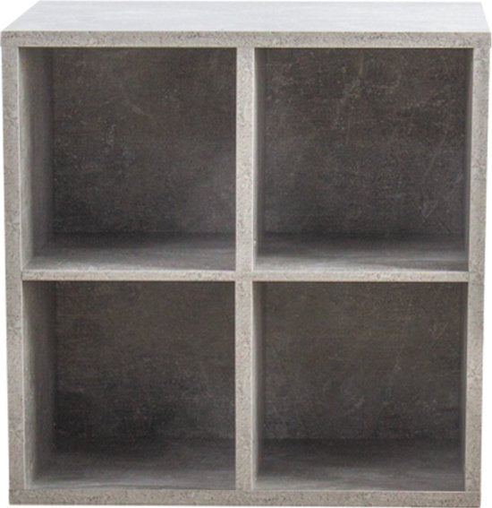 Armoire à disques vinyle lp - rangement disques vinyle lp - bibliothèque - béton gris