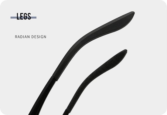 Garpex® Lunettes de cyclisme - Lunettes de sport - Lunettes de soleil polaroïd - Vélo de course - Vélo de montagne - Moto - Noir