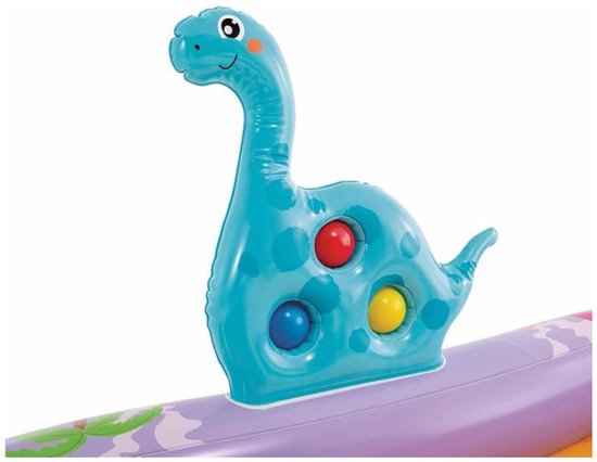 Piscine gonflable Intex - Dino Park - avec toboggan - 201 x 157 x 69 cm