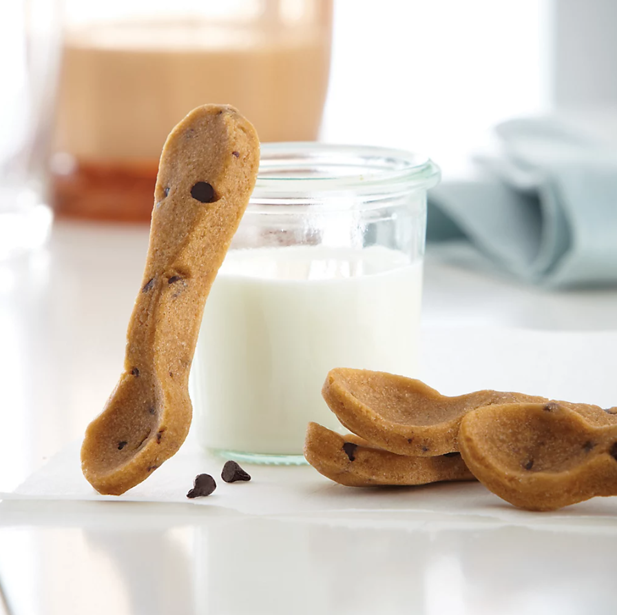 Chicago Metallic - 14 trous - moule à biscuits en forme de cuillère - Antiadhésif - Noir -.