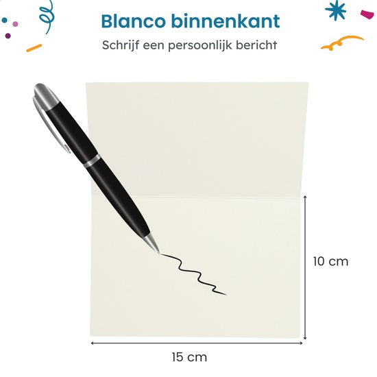Partizzle 36x Cartes de vœux avec enveloppes - Sans texte - Envoi de cartes postales amusantes - Fleurs et nature - 15x10 cm