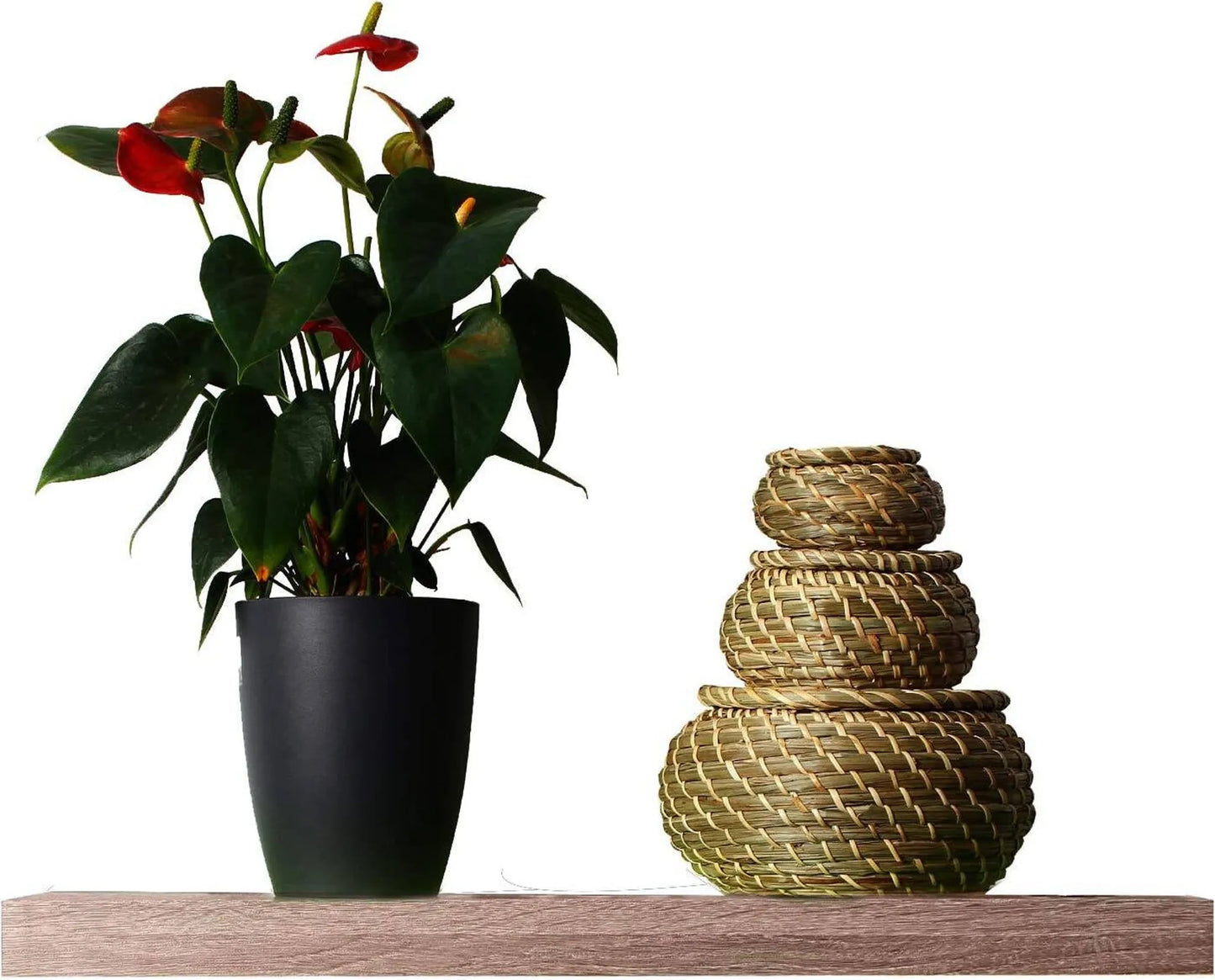 Étagère murale Eugad - Bois - Chêne - 10 kg max. - 100 x 23 x 4 cm