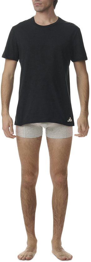 T-shirt à col rond Adidas pour homme (lot de 3) - Taille L