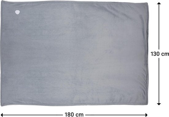 Tomado TEB1802G - Couverture électrique - Couverture d'enveloppement - Tissu polaire super doux - 180 x 130 cm