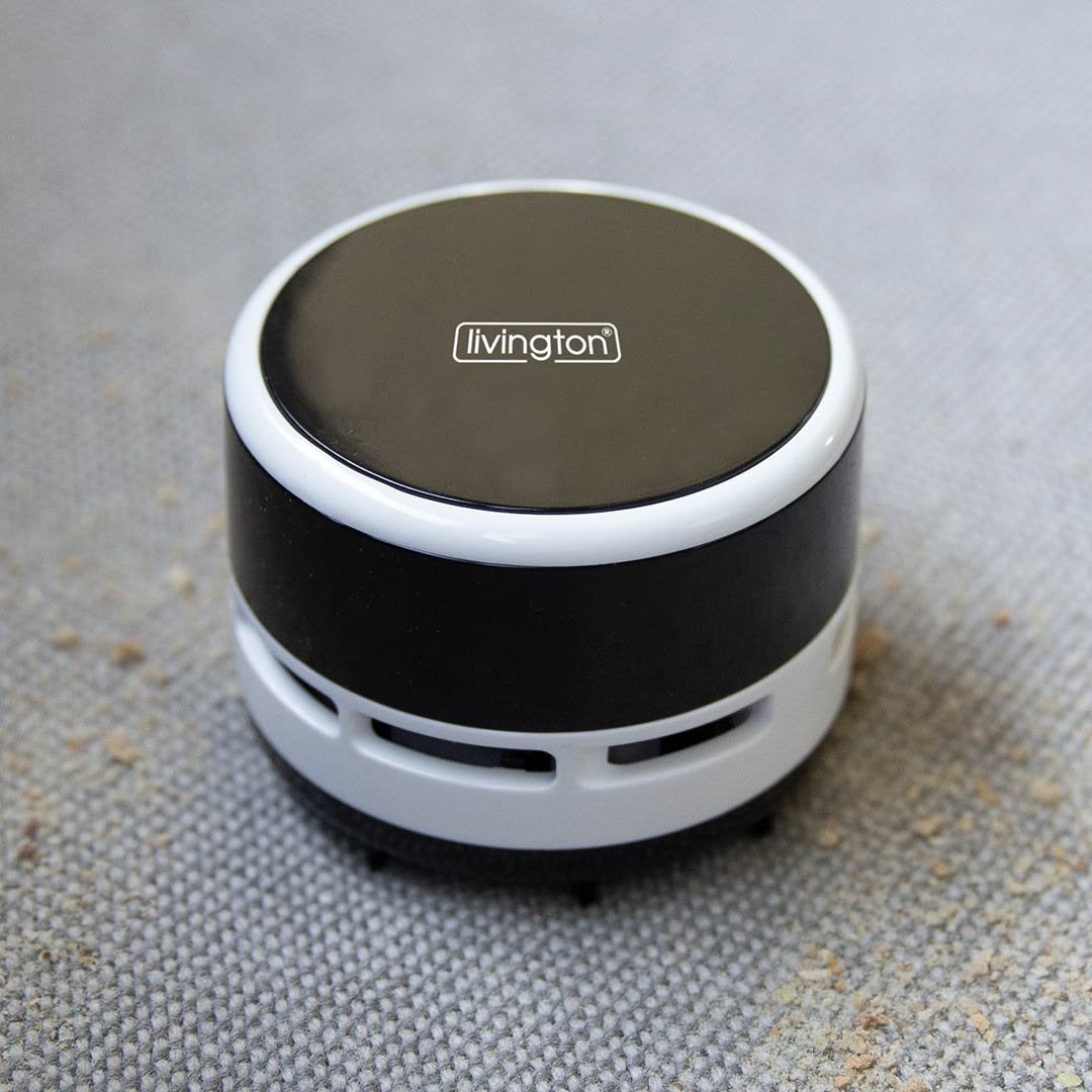 Mini-aspirateur de table Livington - Utilisation sans fil - Format compact - Facile à nettoyer