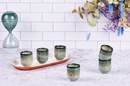 Tasse GENESIS 8 cl - lot de 6 - Terre