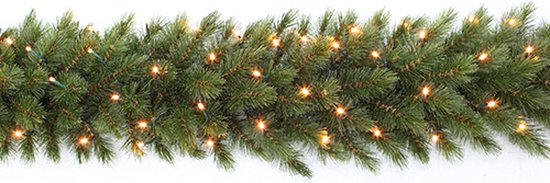 Triumph Tree Forest Guirlande givrée avec éclairage LED - L270 cm - Vert