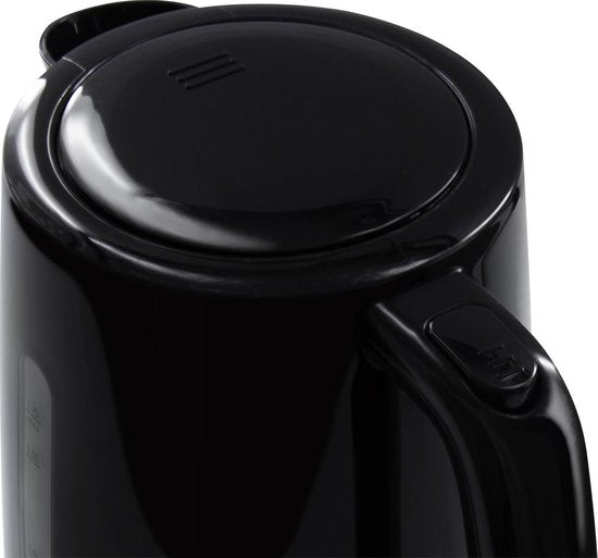 Tomado TWK1701B - Bouilloire en plastique - Noir - Capacité de 1,7 litre - 2200 watts - Indicateur de niveau d'eau