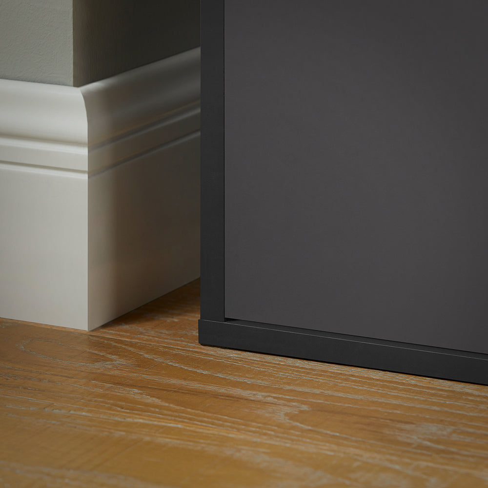 SoBuy Meuble à chaussures avec siège - 1 tiroir - Max. 120 kg - 60 x 30 x 50 cm - Noir