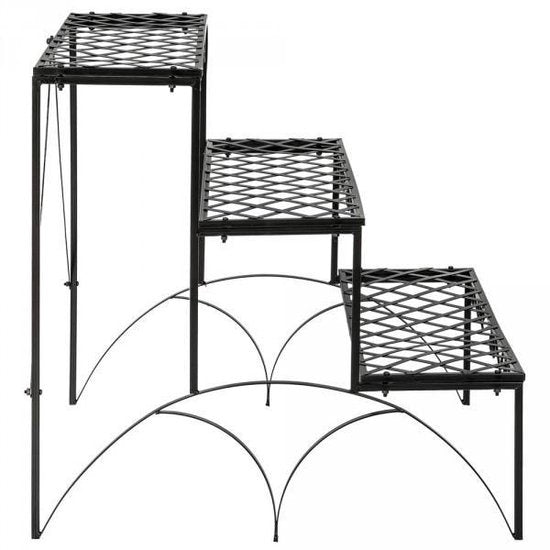 Echelle pour plantes Tecktake - 3 marches droites 401711