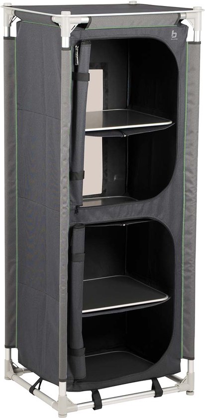 Bo-Camp - Armoire - Emerald - Haute - 140 x 57 x 47 cm