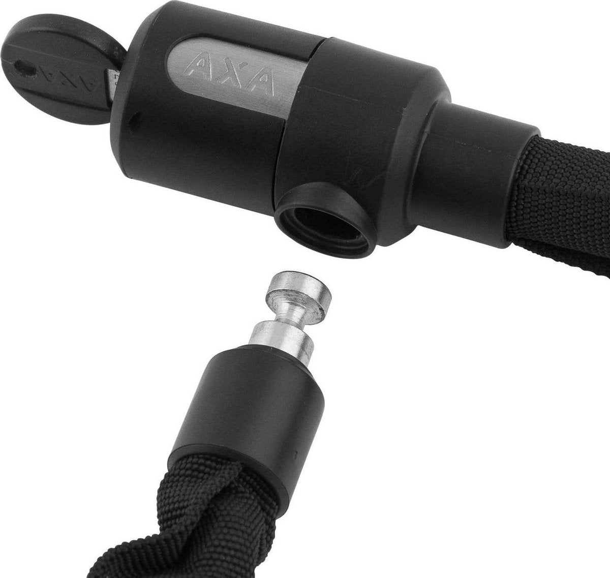 AXA Newton NT110/5.5 Cadenas pour vélo 110 cm Noir - Maillons en acier trempé