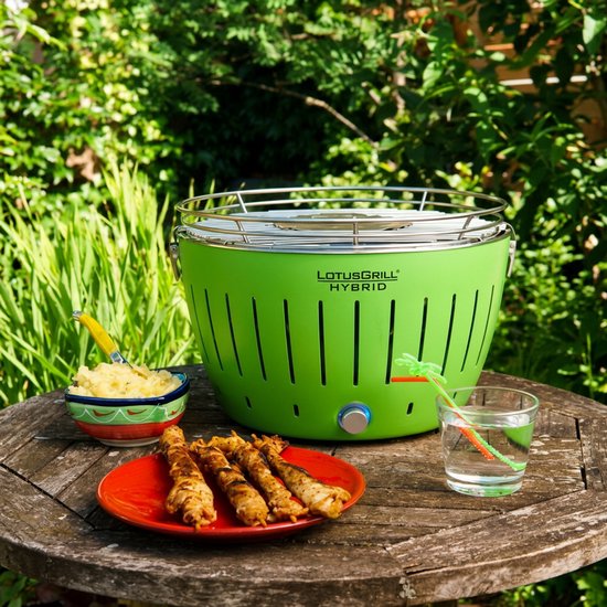 Barbecue de table LotusGrill Classic Hybrid - Ø 350 mm - Vert