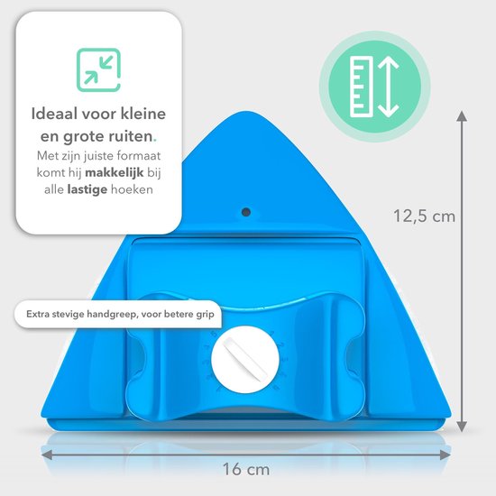 CLEANLY Lèche-vitre magnétique 4-24mm - Nettoyeur de vitre et essuie-vitre magnétique - Double vitrage