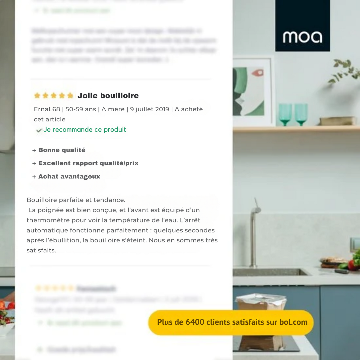 Bouilloire électrique - MOA - Retro - Acier inoxydable - Léopard