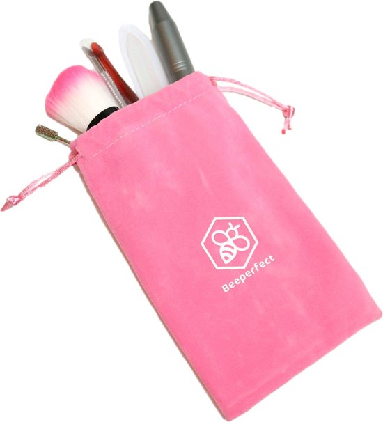 Beeperfect® Lime à ongles électrique - Routeur d'ongles - Ensemble manucure et pédicure - 12 embouts et 60 rouleaux de ponçage - 4 accessoires supplémentaires - Rose